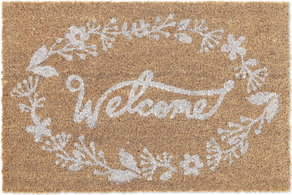  Relaxdays Kokos Fußmatte "Welcome"