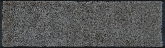  Wash+dry Minimatte Smokey Mit Rand Schuhablage Stufenmatte Waschbare Fußmatte, Größe:35 X 120 Cm