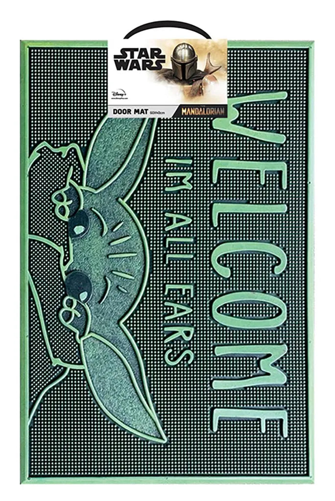  Disney Fußmatte Star Wars 60 X 40 Cm Gummi Grün, Farbe:grün