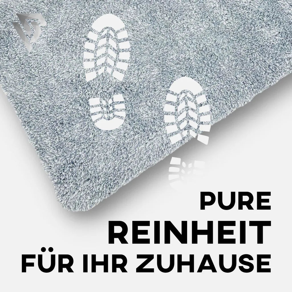  PLENTYFY Fußmatte Hello Kitty Grau 60 X 40 Cm - Fußmatte Außen Profimatte Rutschfeste Fußmatten - Waschbar Und Antibakteriell Fußabtreter Für Innen Und Außen Fußmatten Hello Kitty Türvorleger