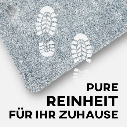 PLENTYFY Fußmatte Hello Kitty Grau 60 X 40 Cm - Fußmatte Außen Profimatte Rutschfeste Fußmatten - Waschbar Und Antibakteriell Fußabtreter Für Innen Und Außen Fußmatten Hello Kitty Türvorleger