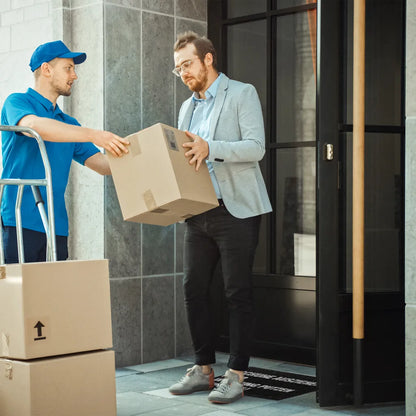  Relaxdays Fußmatte Kokos "Wohnung Putzen"