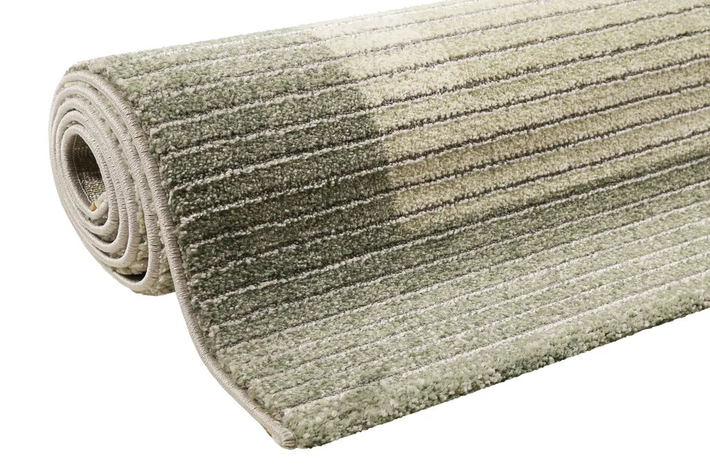  Wecon Home - Kurzflorteppich - Velvet Flow - Grün - 120x170 Cm