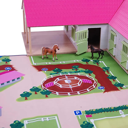  Kids Globe Spielteppich, Reitschule, 100x150 Cm, 570348, 423875