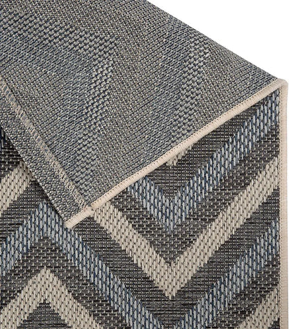  In- & Outdoor-Teppich Clyde Wetterfester Sommerteppich Moderne Designs Chevron 200x290 Cm