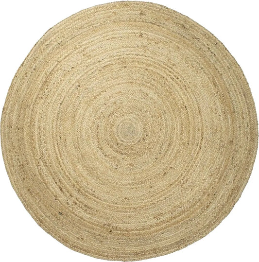  Mrcarpet Jute Teppich Rund Natur 240 Cm