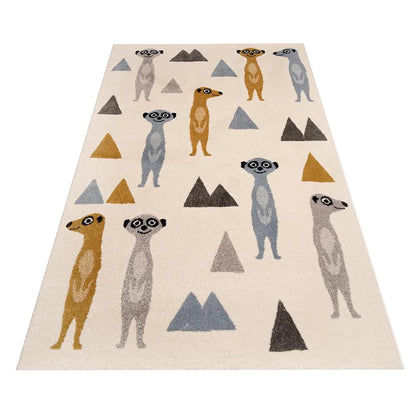  Zala Living Teppich 120 Cm X 170 Cm Happy Meerkats Creme