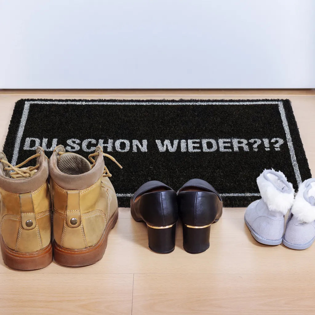  Relaxdays Fußmatte Kokos "Du Schon Wieder"
