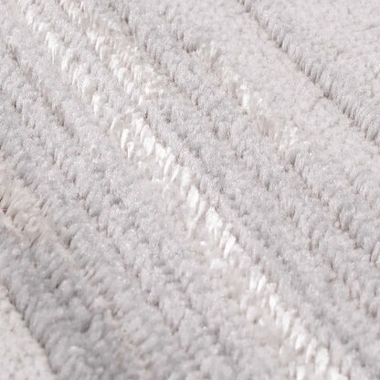  Teppich Modern Designer Flachflor Mit Streifen, Meliert, Hoch-Tief-Effekt In Grau Für Wohnzimmer Und Schlafzimmer, Größe In Cm:200 X 290 Cm