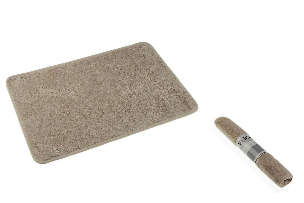  Badematte Willy Versa Braun Baumwolle 40 X 60 Cm Badvorleger Badteppich