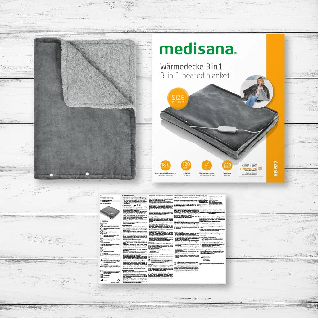  Medisana HB 677 Wärmedecke 3in1