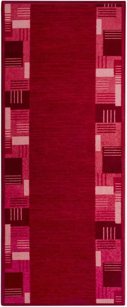  Teppich-Läufer Auf Maß Gekettelt Murano Rot 67x150 Cm