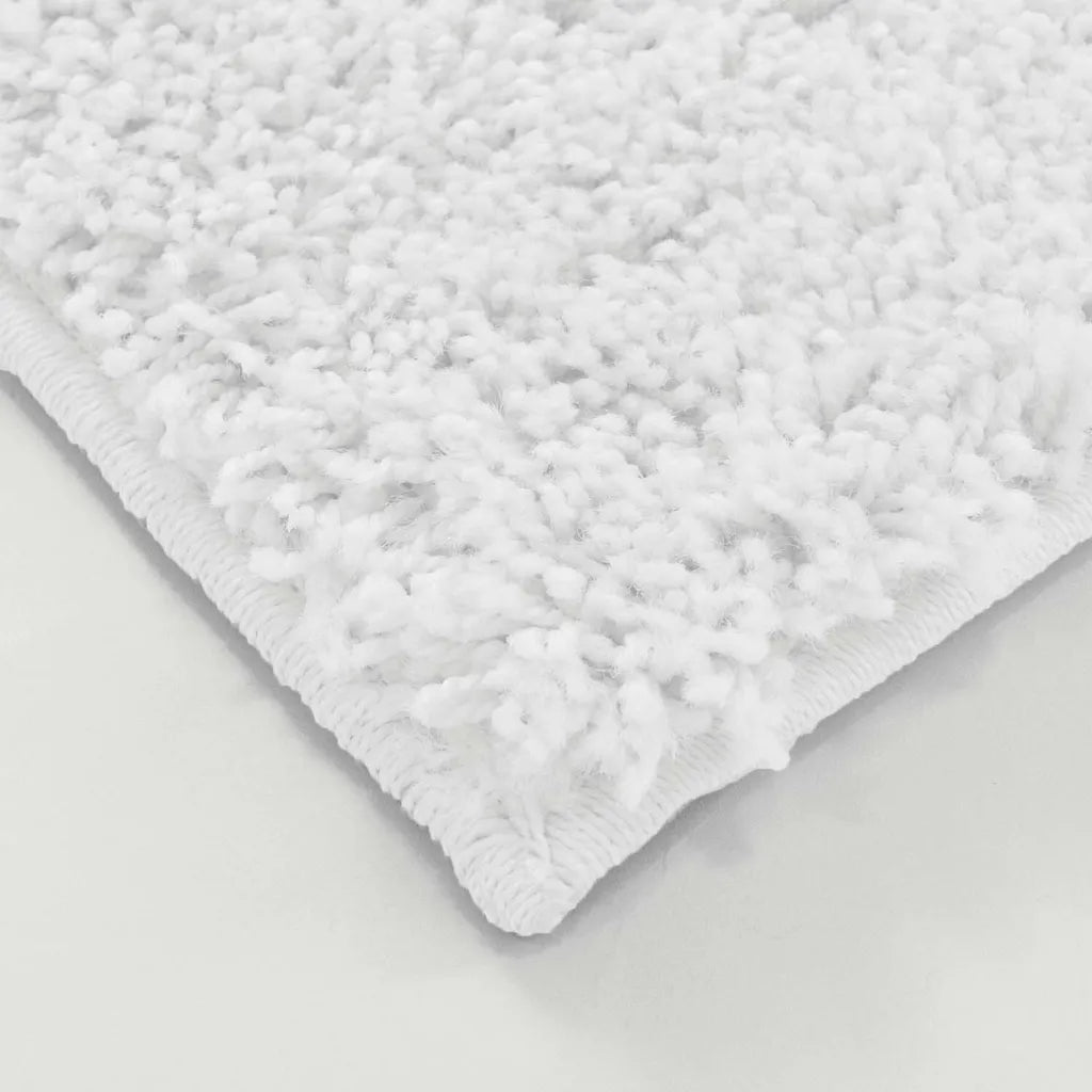  Teppich Whnzimmer Shaggy Hochflor Teppich Einfarbig Weiß, Größe In Cm:120 X 170 Cm