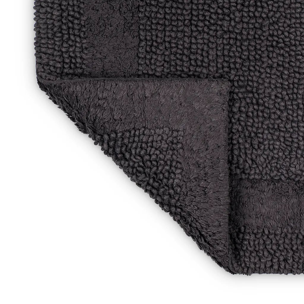  Frame Luxe Badteppich, Größe:60x100, Farbe:schwarz