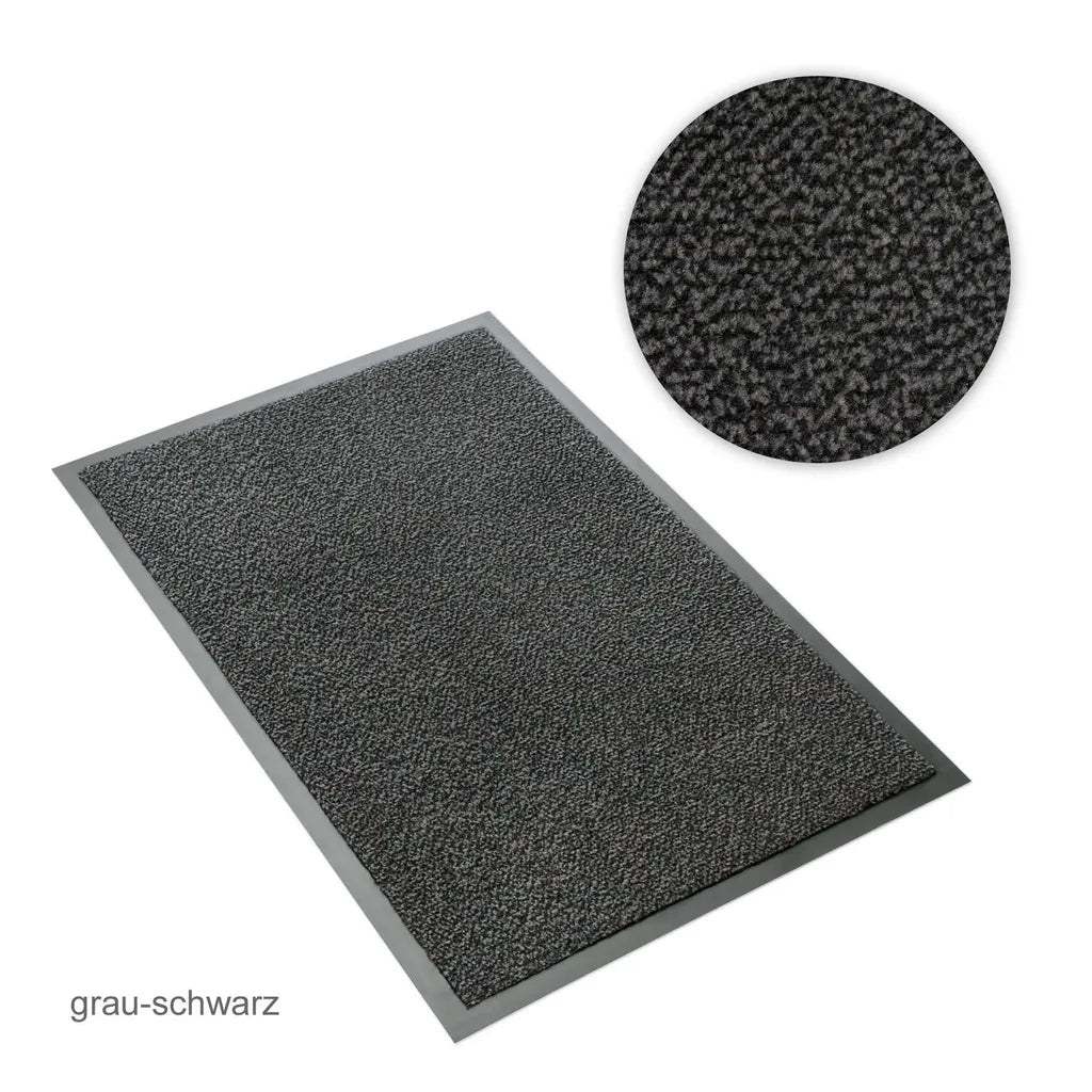  Schmutzfangmatte - Sauberlaufmatte Grau-schwarz Meliert 120 X 180 Cm
