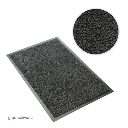  Schmutzfangmatte - Sauberlaufmatte Grau-schwarz Meliert 120 X 180 Cm