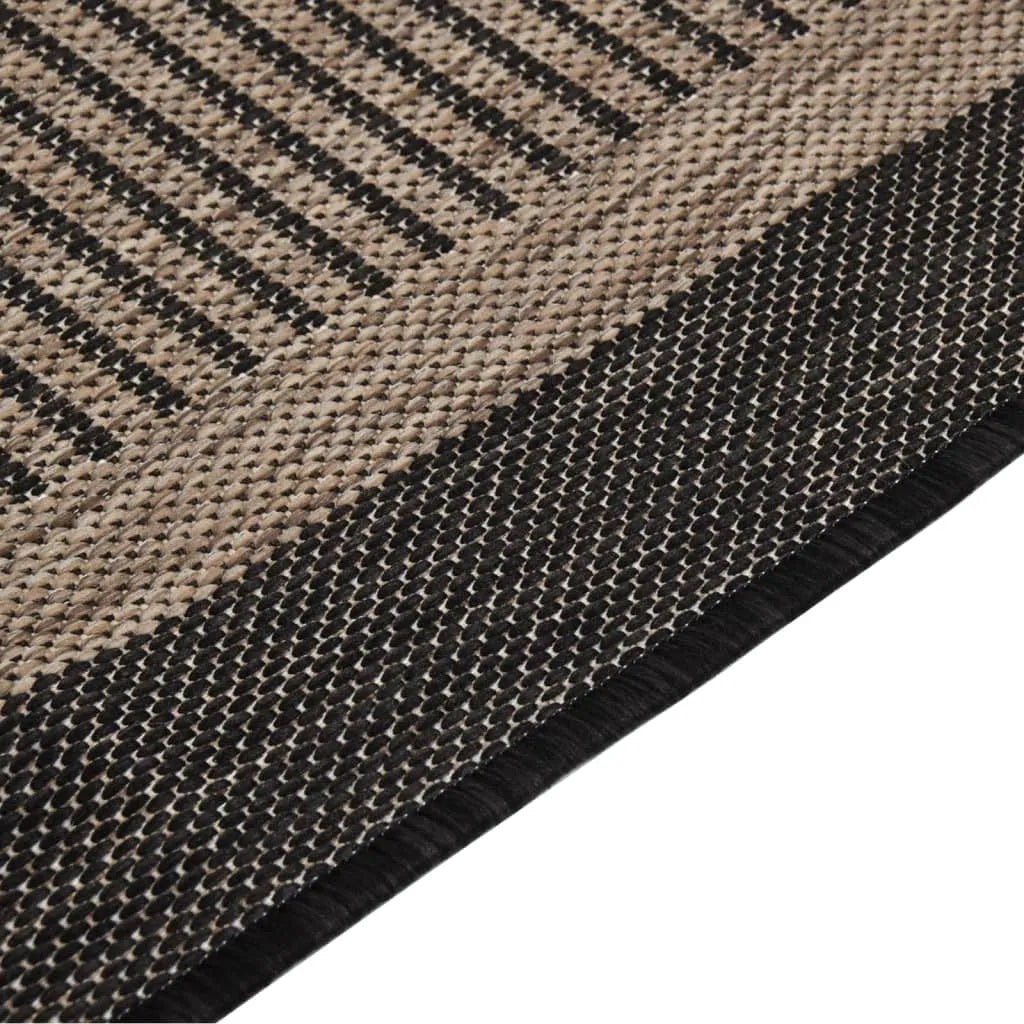  VidaXL Outdoor-Teppich Flachgewebe 200x280 Cm Dunkelbraun