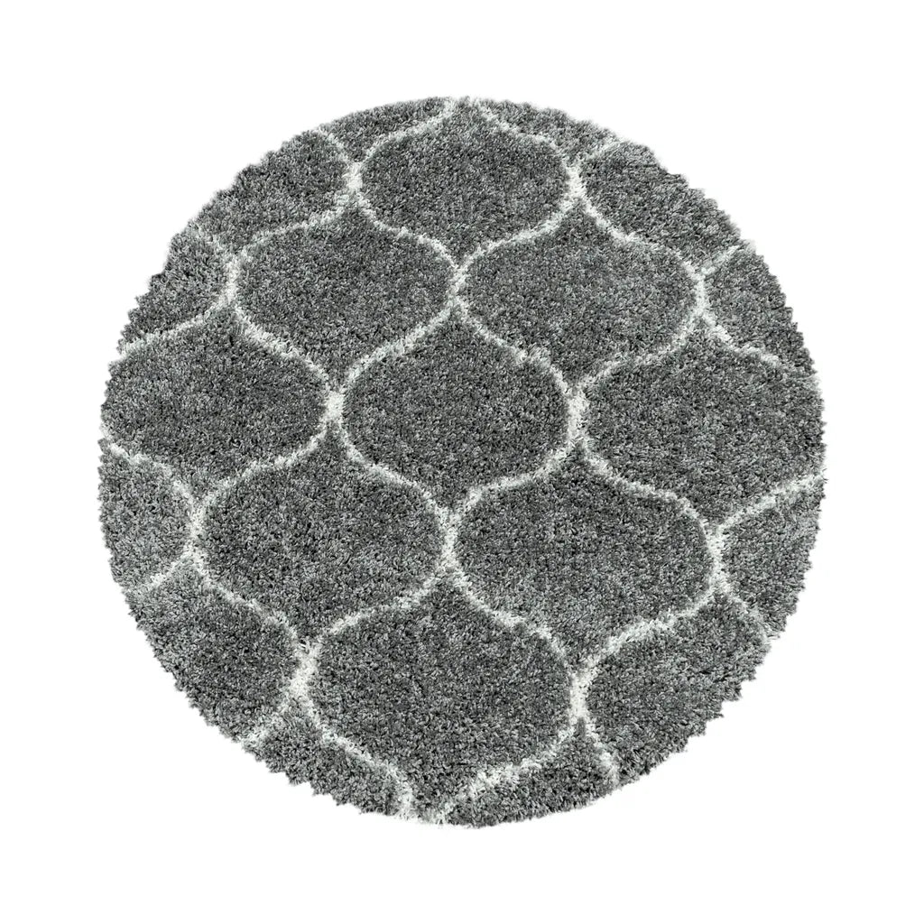  Wohnzimmerteppich,hochflor Shaggy,designer Teppich,Kachel Muster,Farbe:Rosa, Farbe:GRAU, Grösse:240 Cm X 340 Cm