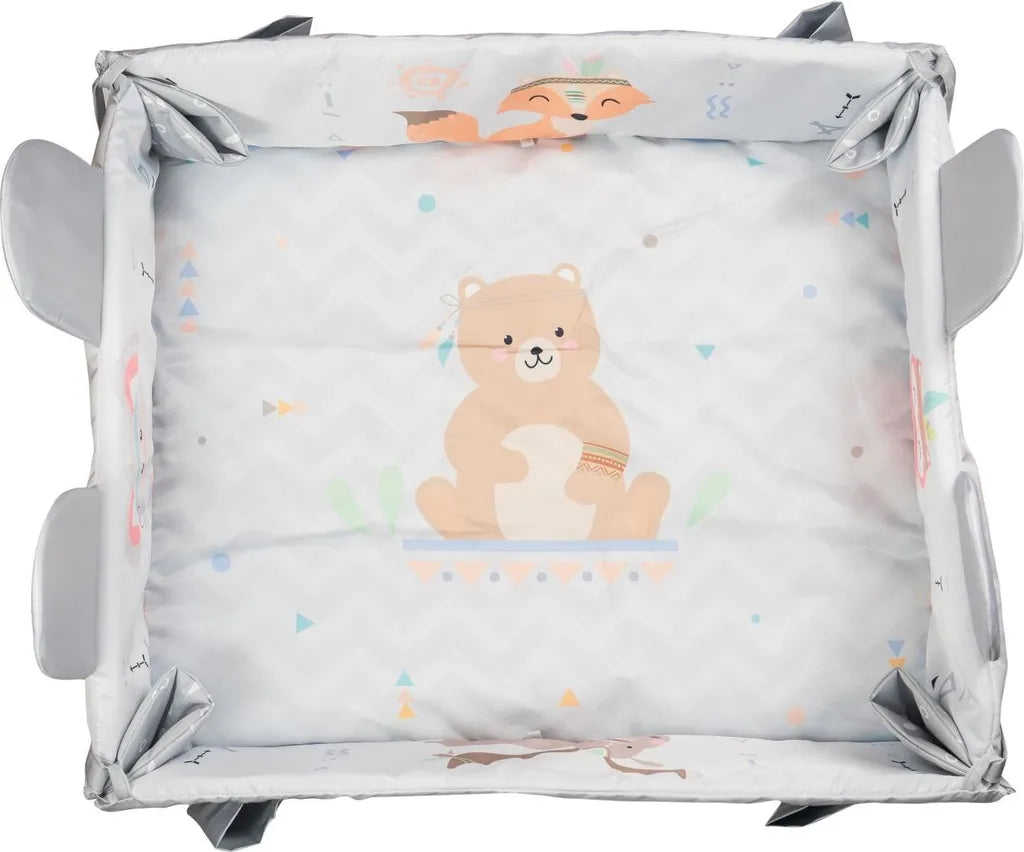  Krabbelmatte Spielmatte Krabbeldecke Kindermatte Interaktive Matte 110x100cm +30 Bälle