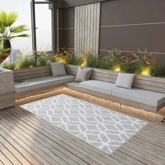  VidaXL Outdoor-Teppich Grau 80x150 Cm PP