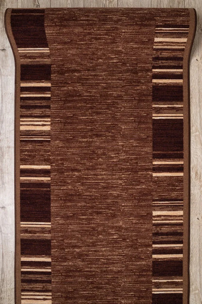  Läufer Antirutsch ADAGIO Braun 100x200 Cm Braun