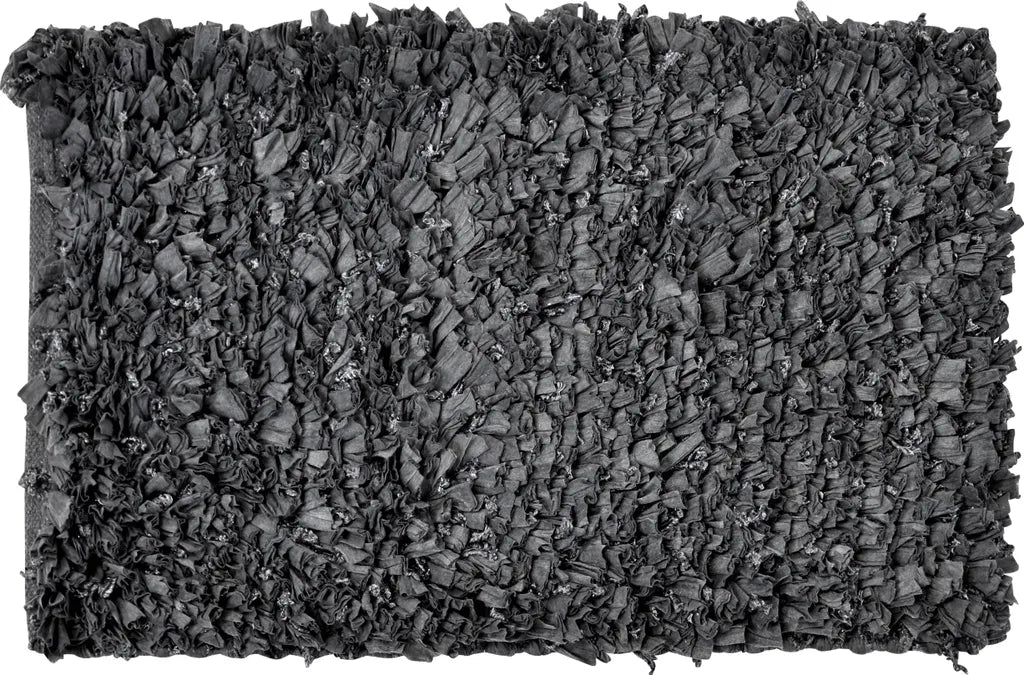  HOFF-Interieur 5748 Teppich "COZY" 50x80cm Hochflor Läufer Anthrazit Vorleger