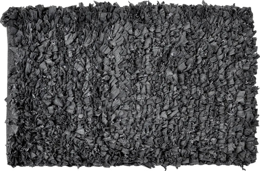  HOFF-Interieur 5748 Teppich "COZY" 50x80cm Hochflor Läufer Anthrazit Vorleger