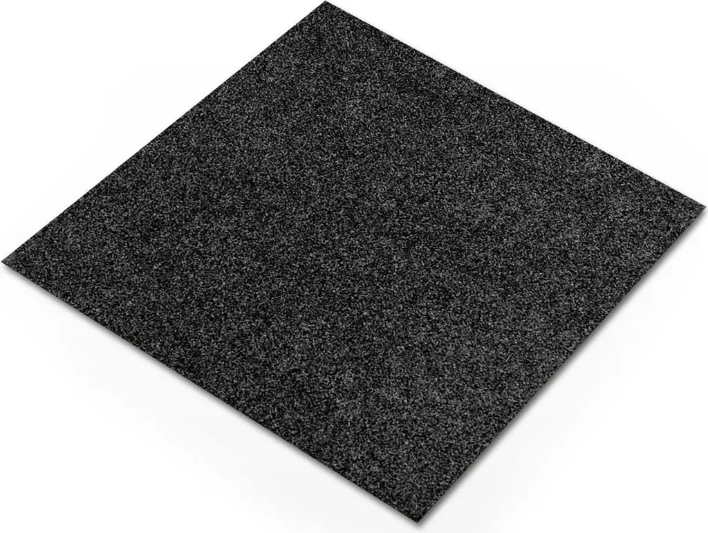  Floori Teppichfliesen Jazz 50x50 Cm Premiumklasse Antistatisch Bitum 2,5 Kg/m² Farbe: Anthrazit