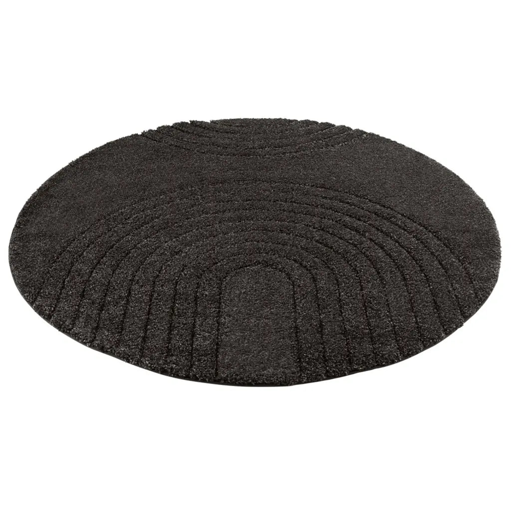  Mint Rugs Teppich Ø 160 Cm Norwalk Fergus Dunkelgrau