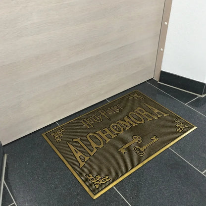  HP - Alohomora Fußmatte Aus Gummi 60 X 40 Cm Door Mat Harry Potter Rutschfeste Türmatte