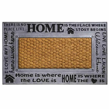  Siena Home 180-1441002 Fußmatte METAL LOOK 45x75cm, Natur/grau