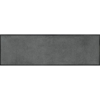  Wash+dry Minimatte Smokey Mit Rand Schuhablage Stufenmatte Waschbare Fußmatte, Größe:35 X 120 Cm