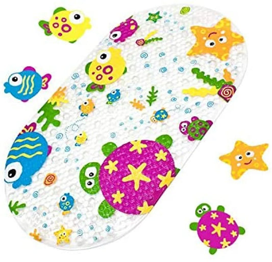  Badewannenmatte Baby Wanneneinlage Schönen Optik Anti-Rutsch Badematte Karikatur Entwurf Massage Dusche Badematte