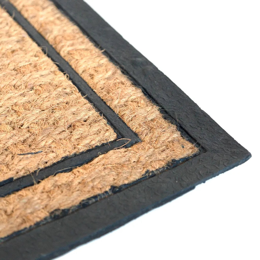 Homestyle4u 1778, Schmutzfangmatte Fußmatte Türmatte Fußabtreter Schmutzmatte Sisal Karo