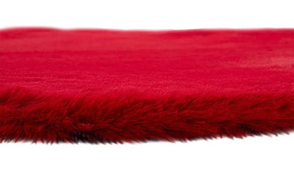  Teppich - Rot - 63 X 50 Cm - Herzform