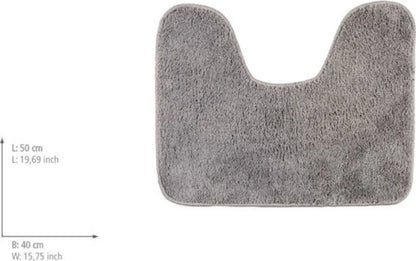 Wenko WC-Vorleger Mit Ausschnitt Grey
