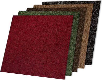  Floori Teppichfliesen Jazz 50x50 Cm Premiumklasse Antistatisch Bitum 2,5 Kg/m² Farbe: Anthrazit