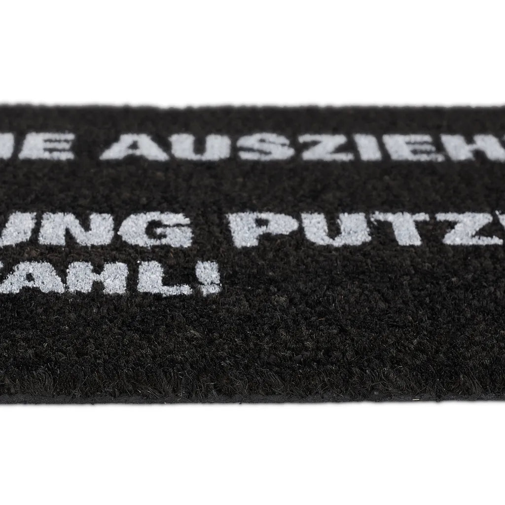  Relaxdays Fußmatte Kokos "Wohnung Putzen"