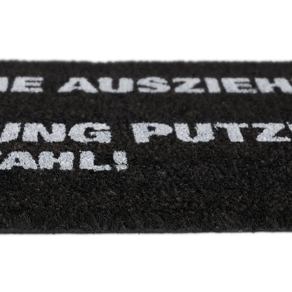  Relaxdays Fußmatte Kokos "Wohnung Putzen"