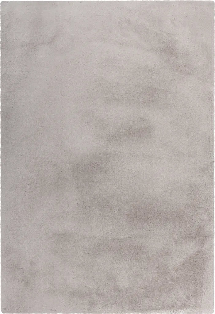 Kayoom - Hochflor Teppich Rabbit Light 525 Silber Grösse: 160cm X 230cm