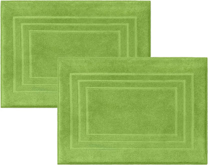  2er-Pack Frottee Duschvorleger 50x70 Cm Grün
