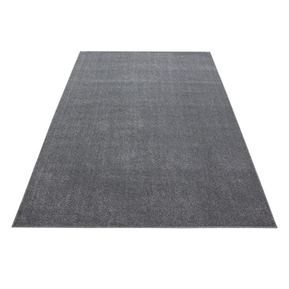  Wunderschöne ATA Teppich, Moderner Einfarbig Teppich, Rechteckig, Höhe 12 Mm, Größe:280 X 370 Cm, Farbe:Hellgrau