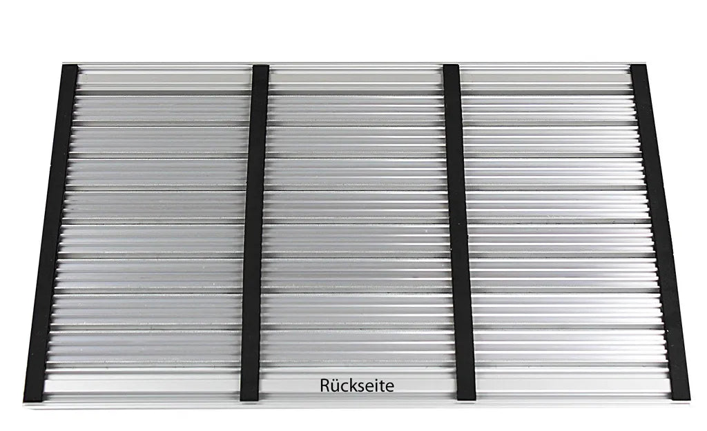  Alu Fußmatte Anthrazit 40x60cm Mit Nadelfilz Einsatz - Anlaufkante Beidseitig