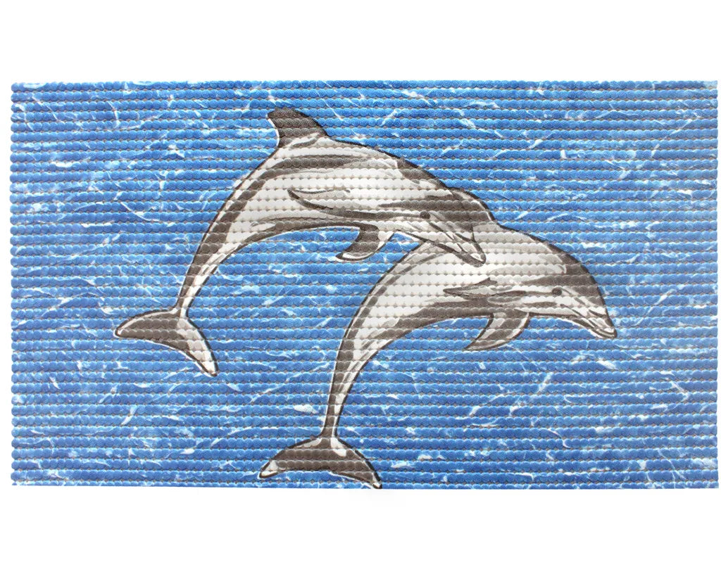  Friedola Badmatte Delfin Ca. 44cm X 80cm Weichschaum Motivmatte