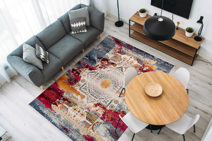  Kayoom - Orient Teppich Anouk 925 Multi / Rot Grösse: 80cm X 150cm