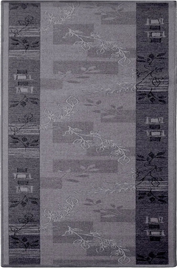  Teppich-Läufer Auf Maß Gekettelt Akzent Grau Breite: 80 Cm, Länge: 200 Cm