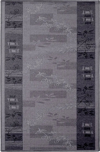  Teppich-Läufer Auf Maß Gekettelt Akzent Grau Breite: 80 Cm, Länge: 200 Cm