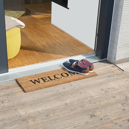  Relaxdays Fußmatte Schmal WELCOME