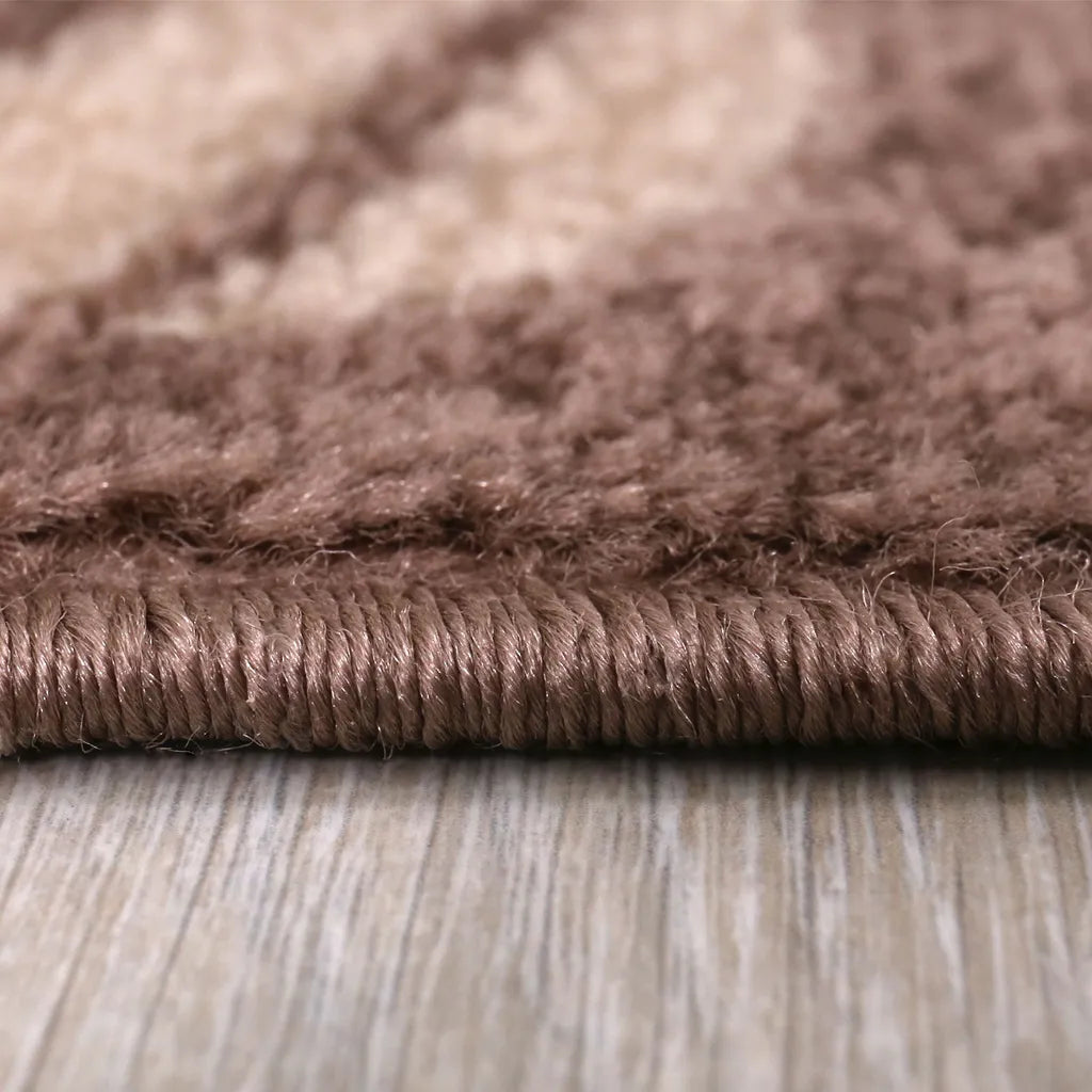  Küchenteppich Teppichläufer Coffee Modern Kaffee Design In Braun Beige Teppich Für Lounge Oder Küche, Maße:120x170 Cm