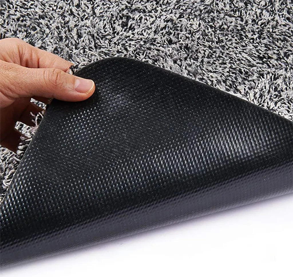  Fussmatte Schmutzfangmatte Fußmatte Mit Gumminoppen 70 X 45 Cm Fußabtreter Waschbar Rutschfeste Innen Außen Türmatte Schmutzfänger Antirutsch Eingangstürmatte Baumwolle Grau Retoo